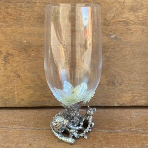 Arthur Court Jaguar Water Glass Pewter Vintage